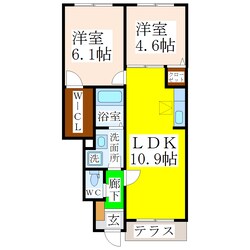 グリーンコートの物件間取画像